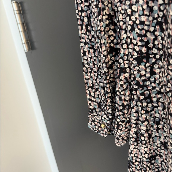 Noa Noa size 34 (4) EUC Elegant pink/blue Long Sleeve Dress - Picture 7 of 16